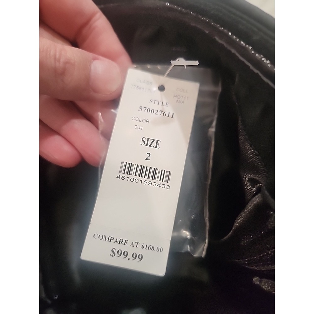 NWT WHITE HOUSE BLACK MARKET Black Cocktail Evening Dress Convertible Strap Sz 2 - Picture 6 of 6